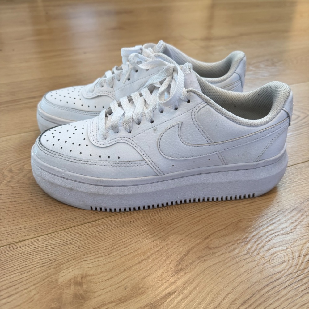 Nike Court Vision Alta white women's sneakers Size 8.5